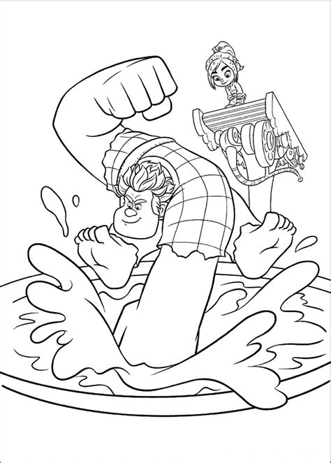 Wreck It Ralph Coloring Pages