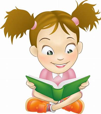 Reading Illustration Young Clipart Vector Summer Books