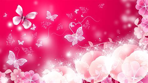 31 Pink Butterfly Wallpapers Wallpaperboat