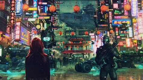 Japan Cyberpunk Wallpapers Top Free Japan Cyberpunk Backgrounds Wallpaperaccess