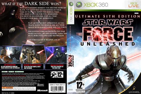Games Covers Star Wars The Force Unleashed Ultimate Sith Xbox 360