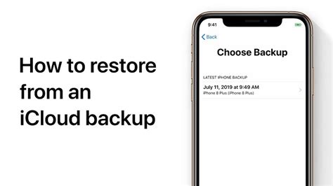 Restore Your Phone From Icloud Backup For Free
