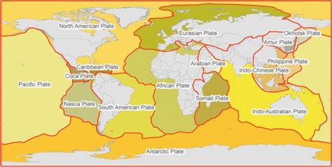 Mapas De Placas Tect Nicas Im Genes E Informaci N Tectonica De