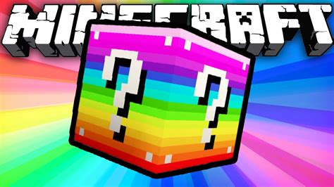Minecraft Rainbow Lucky Block Dropper Challenge Youtube