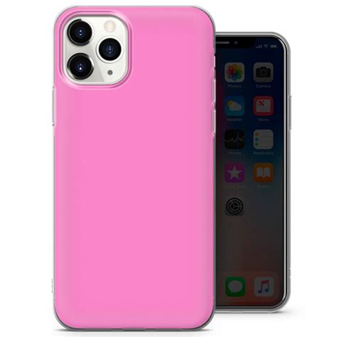 Pink Pastel Phone Case Hot Pink Cover Fit For Iphone 14 Pro Etsy Uk