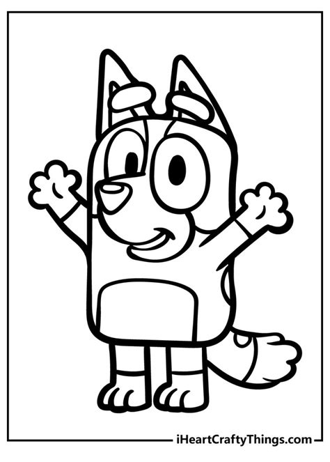Bluey Show Coloring Pages