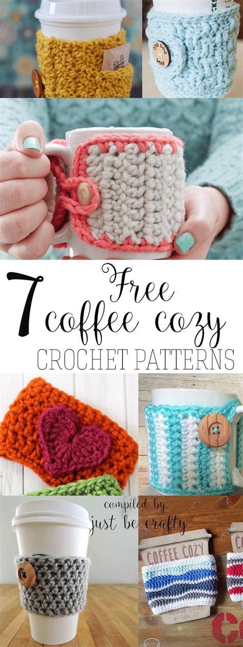 Add a little star wars to your morning routine with this crocheted yoda coffee cup cozy from etsy user rachel mccauley. 7 Free Crochet Coffee Cozy Patterns You Need to Try! | Cozy crochet patterns, Crochet coffee ...
