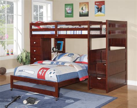 890 4 Stars No Prime Twin Over Full Modular Stairway Loft Bed With