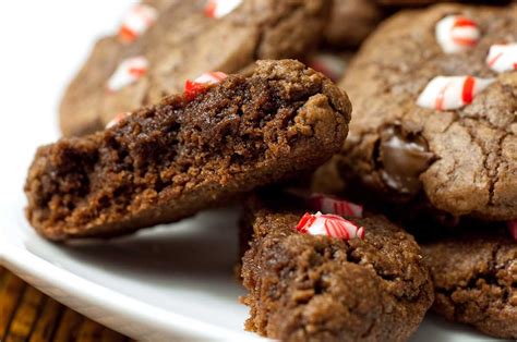Peppermint Fudgy Brownie Cookies Lifes Ambrosia