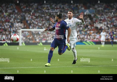 Luis Suarez And Sergio Ramos Real Madrid Defeated Barcelona 2 0 In The