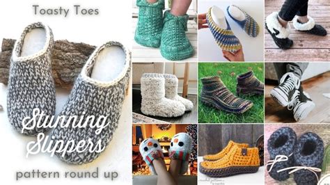 Sweet Slippers From Amazing Knit And Crochet Patterns For Toasty Toes