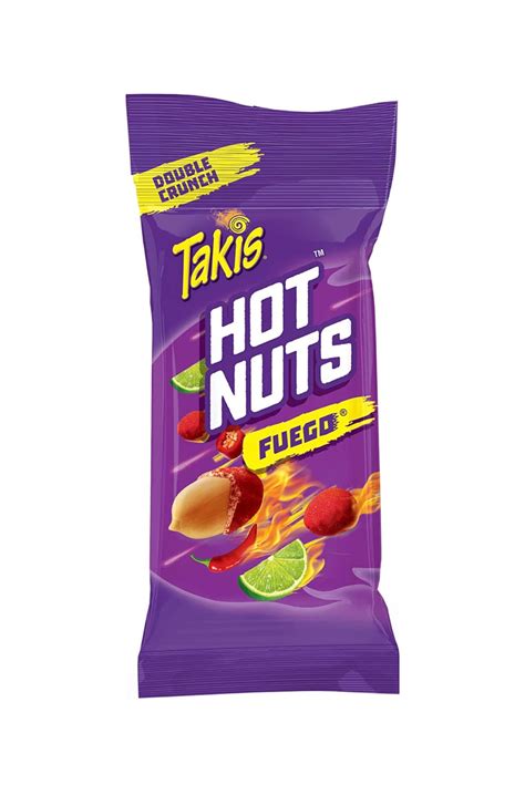 Barcel Takis Hot Nuts Flare Flavor Chili Pepper And Lime Snack N Kw