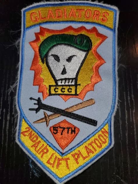1960s Us Army Vietnam Era 57th Special Forces Ccc 2nd Airlift Det Patch
