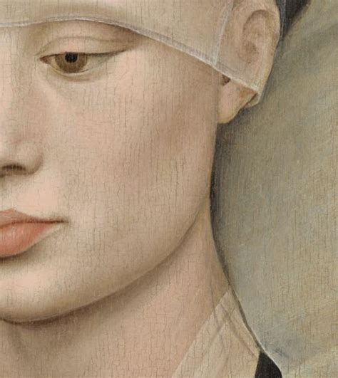 The Master Pieces Rogier Van Der Weyden Portrait Of A Lady Detail 1460