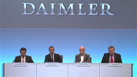 Daimler AG Jahrespressekonferenz 2016 YouTube