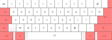 Bamini Tamil Font Keyboard Keys