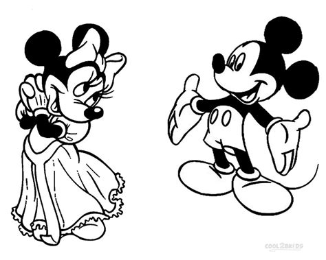 Dibujos De Minnie Mouse Para Colorear Páginas Para Imprimir Gratis