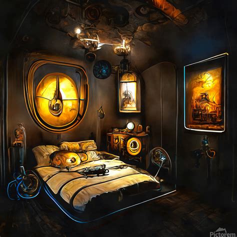 Steampunk Bedroom 01 Matthias Hauser