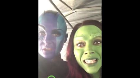 Nebula (karen gillan) and war machine (don cheadle) in avengers: Karen Gillan as Nebula — Funny compilation - YouTube