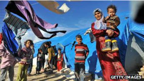 نزوح اللاجئين السوريين Bbc News عربي