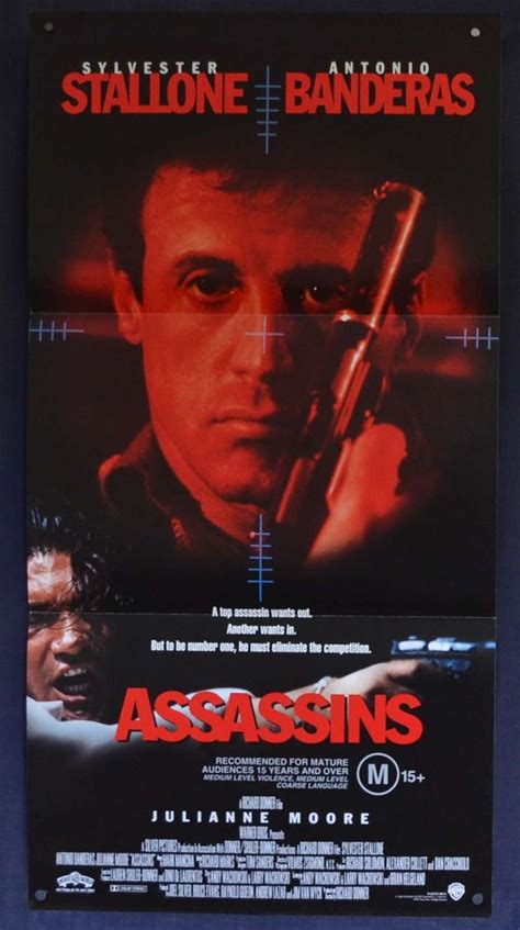 All About Movies Assassins Movie Poster Original Daybill 1995