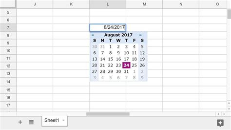 How To Set A Calendar In Excel