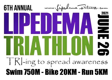 Lipedema Fitness 6th Annual Lipedema Triathlon June 26 2021