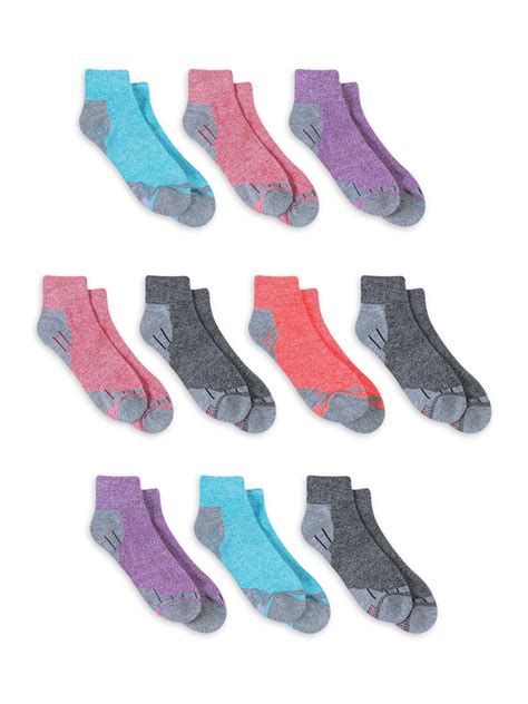Hanes Women S Comfort Fit Ankle Socks Pack Walmart Com