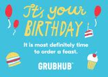 Limit 2 redemptions per customer (per email address), up to $20.00 in promotional value. Grubhub eGift Cards