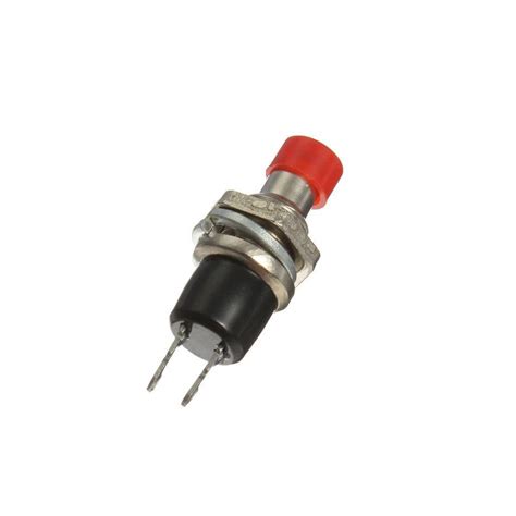 Spst Push Button Red Steel Switch For Reset Sharvielectronics Best