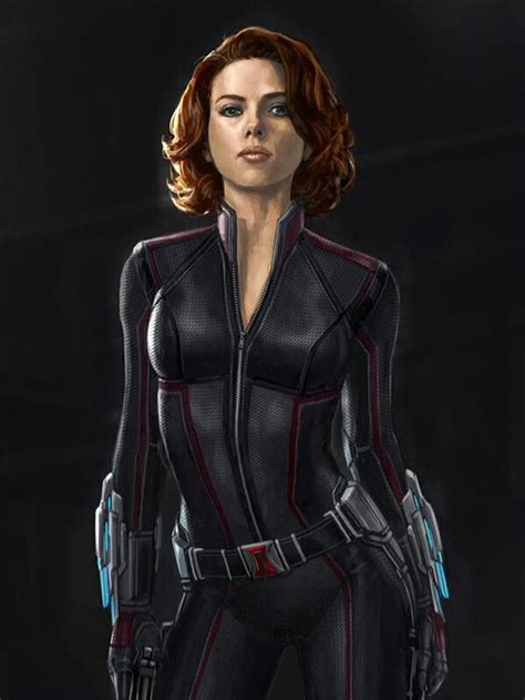 Unused Black Widow Design Age Of Ultron Production Art Released