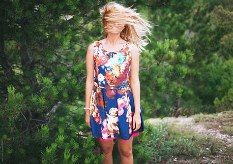 Wind Blowing Girl S Hair By Stocksy Contributor Paff Stocksy