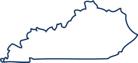 Kentucky State Outline Map Free Download