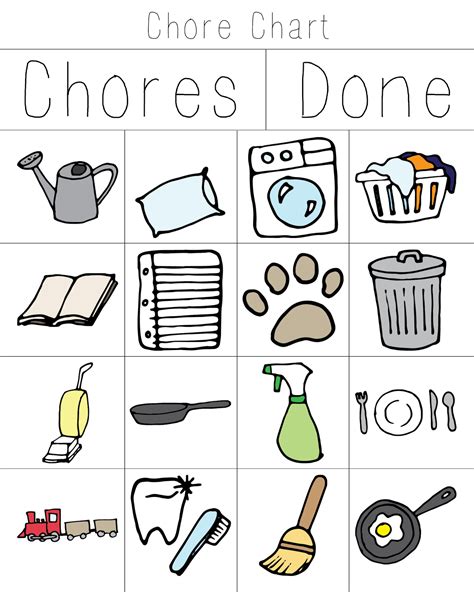 The Life Of Jennifer Dawn Printable Chore Chart For Kids