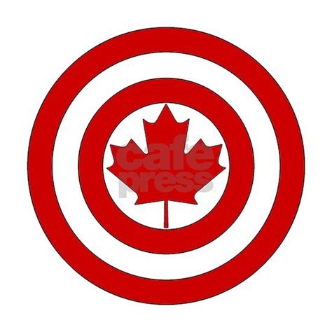 Captain Canada Shield Symbol Mens Classic T Shirts Captain Canada