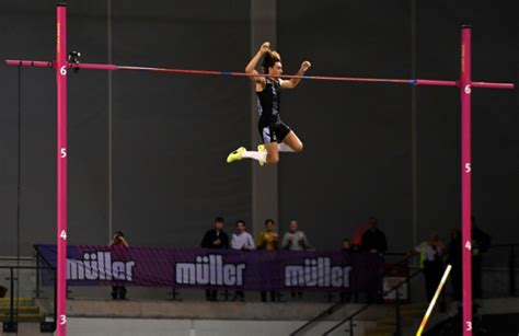 Photographed at home in lafayette, louisiana. Duplantis breaks world pole vault record for second time ...