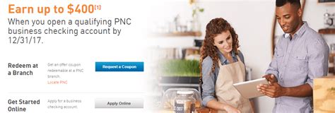 Finally, if you open a business checking or business checking plus account and decide to invest in a pnc business credit card or pnc merchant services account, you can then qualify for. Expired PNC Up To $400 Business Checking Bonus [OH, MI ...