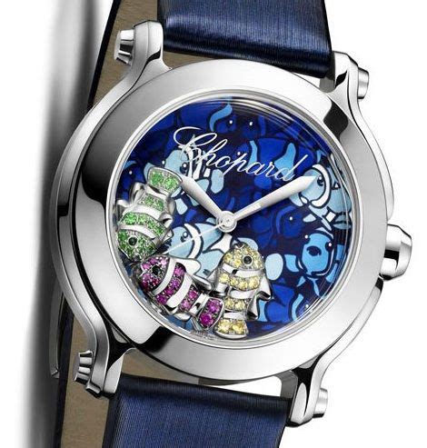 With 7 chopard original round diamonds vvs1 clarity, e color total weight.21ct this watch comes with. Chopard Happy Fish Steel Watch | My Style | Pinterest ...