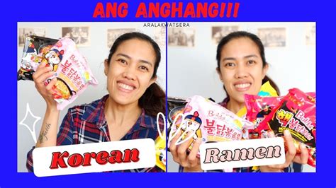 Taste Test Samyang Korean Spicy Ramen Tita Merienda Time Filipina In UK Pinoy Mukbang