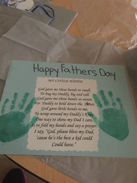 fathers day gift  christian preschool   year olds fathers day