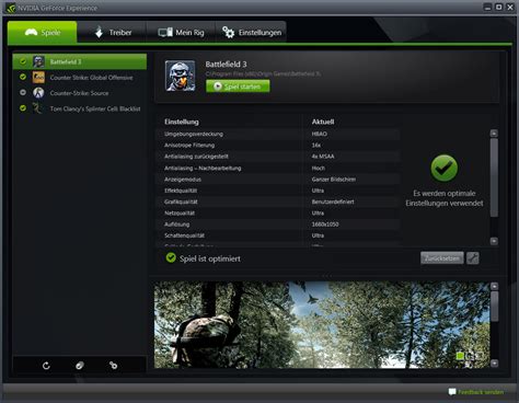 Geforce experience is an official tool from nvidia whose goal is to keep all your graphics card drivers up to date (as long as they are nvidia drivers) and that is, the program will automatically detect any updates, and you just press confirm to download and install the drivers. NVIDIA GeForce Experience - Download - Kostenlos & schnell ...