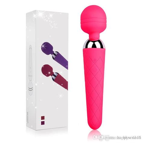 Cheap Usb Rechargeable Female Wand Massager Vibrator 20 Speed Modes