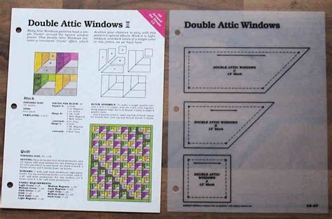 Impressive Attic Window Quilt Pattern 2 Attic Window Quilt Pattern