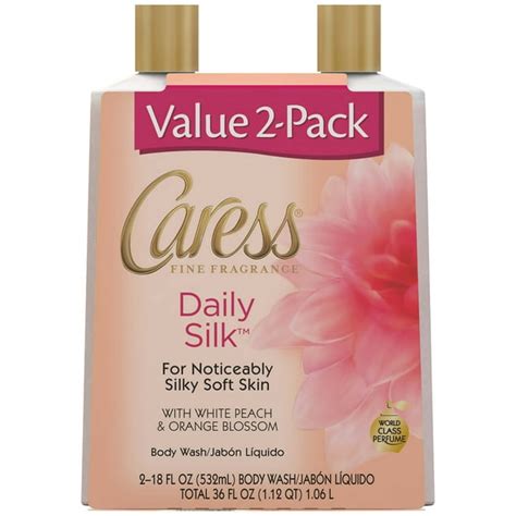 Caress Hydrating Body Wash Daily Silk 18 Oz 2 Pack