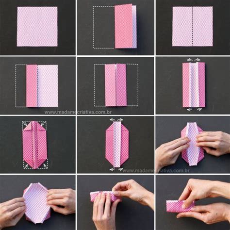 Como Fazer Caixinha De Origami Passo A Passo Com Fotos How Make An Origami Box Diy Tutorial