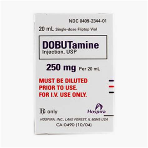 Dobutamine Injection 250 Mg 3s Corporation Pharmacy And Drugs Dealers