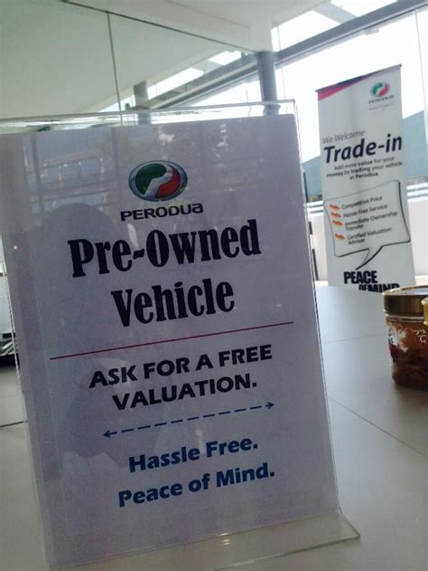 The malaysian auto market leader has been planning this for quite some time now. Perodua plans to go on retail with its Pre-Owned Vehicles ...