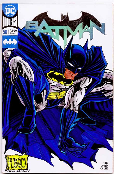 Batman Vol 3 50 Todd Mcfarlane Homage Original Artwork Sketch