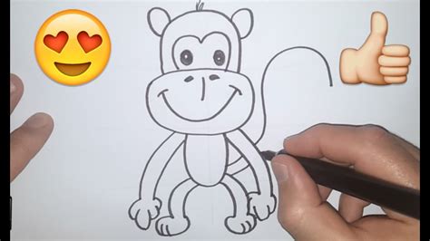 Macaco Como Desenhar Um Macaco Adorável Desenho Infantil 63