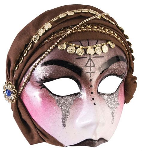 Mystical Fortune Teller Mask With Scarf